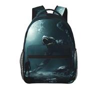 PHAYAH Monster Under The Sea Modello Leggero 15.7 In Borsa Del Computer Portatile Per Le Ragazze Donne Casual Spalle Zaino