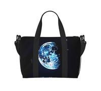 Phayah Moon Under Finger Borsone da viaggio Weekender Pernottamento Palestra Tote per donne ragazze Borsa a tracolla per allenamento resistente all'acqua, nero, taglia unica, Nero, One Size
