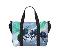 Phayah Mosche parlando tra loro borsone da viaggio borsa da viaggio borsa bagaglio a mano borsa da viaggio borsa da viaggio pieghevole unisex borsa per oggetti personali da viaggio