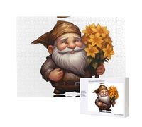 Phayah Nano che tiene un fiore puzzle per adulti 500 pezzi giocattoli per lo sviluppo dell'intelligenza dei bambini 20,4 x 38,1 cm