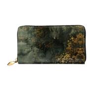 PHAYAH Nuvole Sotto L'Abisso Modello Portafoglio Donna Pochette Lunga Zip Intorno Viaggio Borsa In Pelle Grande Capacità Porta Carte Di Credito