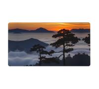PHAYAH Pine Tree On Mountain Top - Tappetino per tastiera, 40,6 x 79,5 cm, antiscivolo, adatto per utenti desktop e portatili, per giochi in ufficio e studio