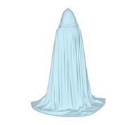 PHAYAH Poncho con cappuccio unisex con cappuccio piccolo modello fresco tinta unita con cappuccio per cosplay Halloween costume festa in maschera L