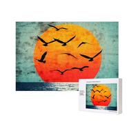 Phayah Puzzle all'alba sul mare per adulti 300 pezzi. Decorazione per la casa festa di compleanno per uomini e donne 15,7 x 28 cm