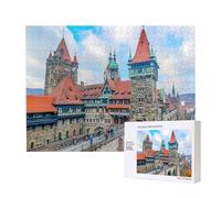 Phayah Puzzle antico castello per adulti 500 pezzi. Decorazione per la casa festa di compleanno per uomini donne 50,4 x 38,1 cm