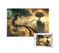 Phayah Puzzle antico ponte albero per adulti 1000 pezzi. Decorazione per la casa festa di compleanno per uomini donne 29,5 x 50 cm