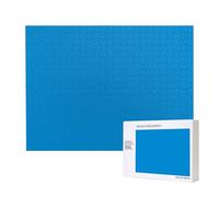Phayah Puzzle blu tinta unita per adulti 500 pezzi giocattoli per lo sviluppo dell'intelligenza dei bambini 20,4 x 38,1 cm