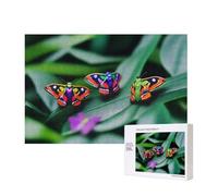 Phayah Puzzle colorato falene 300 pezzi per puzzle puzzle puzzle in legno per la famiglia amico decorazione della casa arte della parete 15,7 x 11 pollici