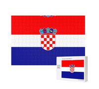 Phayah Puzzle con bandiera della Repubblica di Croazia puzzle unico immagine artistica da parete per la decorazione della casa 300 pezzi