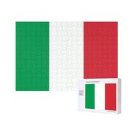 Phayah Puzzle con bandiera dell'Italia da 300 pezzi per puzzle puzzle in legno per familiari amici decorazione domestica arte da parete 15,7 x 28 cm