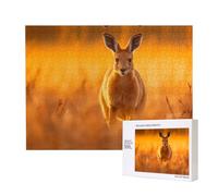 Phayah Puzzle con canguro che salta per adulti, 500 pezzi, decorazione per la casa, festa di compleanno, per uomini e donne, 50,4 x 38,5 cm
