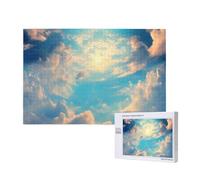 Phayah Puzzle con cielo nuvoloso da 1000 pezzi per puzzle puzzle in legno per famiglia amico decorazione della casa arte da parete 29,5 x 50 cm