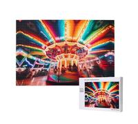 Phayah Puzzle con giostra illuminata per adulti, 1000 pezzi, decorazione per la casa, festa di compleanno, per uomini e donne, 29,5 x 19,7 cm