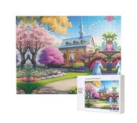 Phayah Puzzle da favola unicorno per adulti, 500 pezzi. Decorazione per la casa festa di compleanno per uomini e donne 20,4 x 15