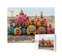 Phayah Puzzle della casa magica abbandonata per adulti 500 pezzi. Decorazione per la casa festa di compleanno per uomini donne 50,4 x 38,1 cm