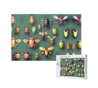 Phayah Puzzle di atlante degli insetti per adulti 1000 pezzi. Decorazione per la casa festa di compleanno per uomini e donne 29,5 x 19,7