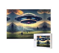 Phayah Puzzle di atterraggio del dirigibile per adulti 300 pezzi. Decorazione per la casa festa di compleanno per uomini e donne 15,7 x 28 cm