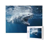 Phayah Puzzle di squalo oceano per adulti 500 pezzi giocattoli per lo sviluppo dell'intelligenza dei bambini 20,4 x 38,1 cm