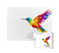 Phayah Puzzle geometrici di uccelli per adulti 500 pezzi giocattoli per lo sviluppo dell'intelligenza dei bambini 20,4 x 38,1 cm