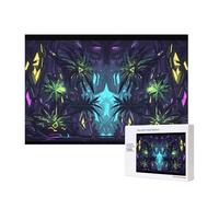 Phayah Puzzle misterioso della foresta magica per adulti 300 pezzi. Decorazione per la casa festa di compleanno per uomini e donne 15,7 x 28 cm