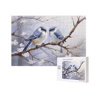 Phayah Puzzle per adulti con uccello di fronte all'altro, 300 pezzi. Decorazione per la casa festa di compleanno per uomini e donne 40 x 28 cm