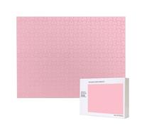 Phayah Puzzle rosa tinta unita per adulti 500 pezzi giocattoli per lo sviluppo dell'intelligenza dei bambini 20,4 x 38,1 cm