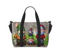 Phayah Pygmy Nain Borsa da Viaggio Borsa Sportiva Borsa Da Viaggio Borsa Sportiva Borsa Da Ginnastica Borsa Da Donna Nero Taglia Unica, Nero , taglia unica