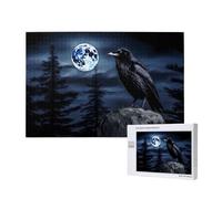 Phayah Raven in The Night Puzzle per Adulti 1000 Pezzi Bambini Intelligenza Sviluppo Giocattoli 29.5 X 19.7