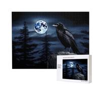 Phayah Raven in The Night Puzzle per adulti 500 pezzi giocattoli per lo sviluppo dell'intelligenza dei bambini 20,4 x 38,1 cm
