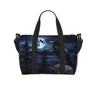 Phayah Raven In The Night Travel Duffel Bag Borsa a mano Borsa Bagagli Da Viaggio Pernottamento Pieghevole Unisex Compagnia Aerea Borsa Articoli Personali