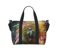Phayah Red-Eyed Monster Borsone da viaggio Weekender Pernottamento Palestra Tote per donne ragazze Borsa a tracolla per allenamento resistente all'acqua, nero, taglia unica, Nero , Taglia unica