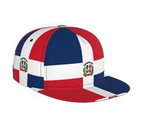 PHAYAH Repubblica Dominicana Cappello regolabile Snapback per uomo e donna, cappello da baseball unisex hip hop cappello piatto visiera cappello papà nero, nero, taglia unica