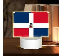 Phayah Repubblica Dominicana Modello 3D Led Lampada Luce Cavo USB Regolabile 3 Modalità Base Show Stand per Sala di Natale Ristorante Bar Negozio