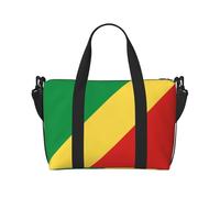 Phayah Republic Of Congo - Borsone da viaggio a tracolla, ideale per la scuola o il viaggio notturno