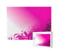 Phayah Sfondi Rosa Modello Puzzle Unico Jigsaw Wall Art Picture per la Decorazione Domestica 500 Pz