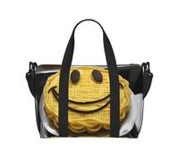 Phayah Smile On Face Weekender Borse per le donne, Borsone da viaggio Borsa da viaggio Pernottamento Weekend Borsa Sport Palestra Tote Bag Crossbody Bag