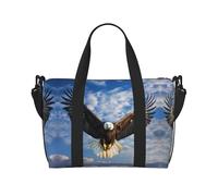 Phayah Soaring Eagle, borsone da viaggio, borsa sportiva da palestra, borsa a tracolla da donna, Nero , Taglia unica