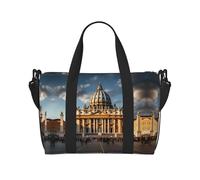Phayah St Peter's Basilica - Borsa da viaggio, borsa sportiva, borsa a tracolla, borsa per il weekend, da donna, colore nero, taglia unica, Nero , taglia unica