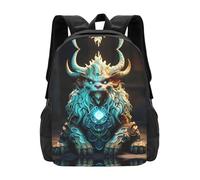PHAYAH The Bearded Mucca Modello Leggero 16.5 Pollice Laptop Bag Per Le Ragazze Donne Casual Spalle Zaino Back To School Schoolbag