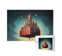 Phayah The Floating City Puzzles 300 Pezzi Per Puzzle Puzzle In Legno Per La Famiglia Amico Home Decor Wall Art 15.7 X 11 In