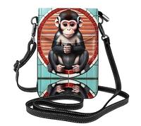 PHAYAH The Silent Monkey Piccolo Crossbody Borse Del Telefono Per Le Donne In Pelle Del Telefono Cellulare