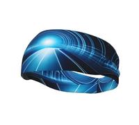 Phayah Time Light Tunnel Pattern Donne Uomini Atletici Fasce per Capelli Per Yoga Corsa Umidità Elastico Traspirante Fascia per la Testa