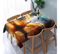 PHAYAH Tovaglia con motivo ali di albero magico, 137 x 183 cm, impermeabile e resistente, facile da pulire, per feste, buffet, riunioni di famiglia, caffè