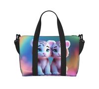Phayah Un paio di Tigers Weekender Borse per le donne, borsone da viaggio durante la notte weekend borsa sport palestra Tote Bag Crossbody Bag