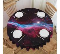 PHAYAH Universo Galaxy modello Laciness tovaglia rotonda 152 cm tavolo tessuto fattoria decorativo per feste a casa festa buffet