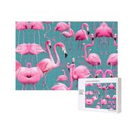 Phayah Uno stormo di fenicotteri modello puzzle unico immagine artistica da parete per la decorazione della casa 300 pezzi