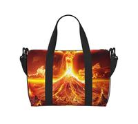 Phayah Volcano Eruption Weekender Borse per le donne, Borsone da viaggio Borsa da viaggio Pernottamento Weekend Bag Sport Palestra Tote Bag Crossbody Bag