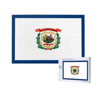 Phayah West Virginia Flag Pattern Puzzle Unico Jigsaw Wall Art Picture per la decorazione della casa 1000 pezzi