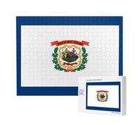 Phayah West Virginia Flag Pattern Puzzle Unico Jigsaw Wall Art Picture per la decorazione della casa 500 pezzi