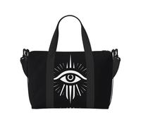 Phayah White Line Eyes - Borsa da viaggio da donna, borsa da viaggio per il fine settimana, sport, palestra, borsa a tracolla